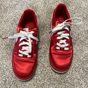 Women’s satin Air Force 1 '07 'Varsity Red